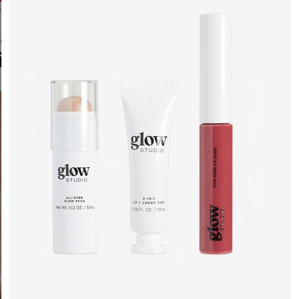 HP🎉 Glow Studio Cool Pink Full Face Trio Gift Set - Picture 2 of 2